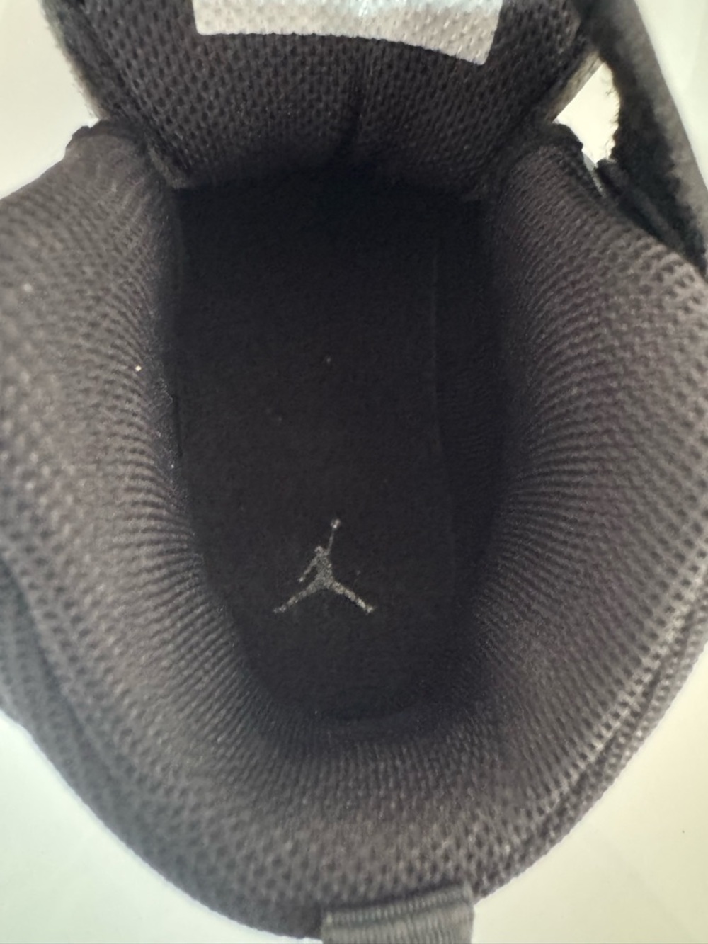 Air Jordan Black Nike Velcro Athletic Sneakers for Toddlers, Size 8 - Picture 5 of 8